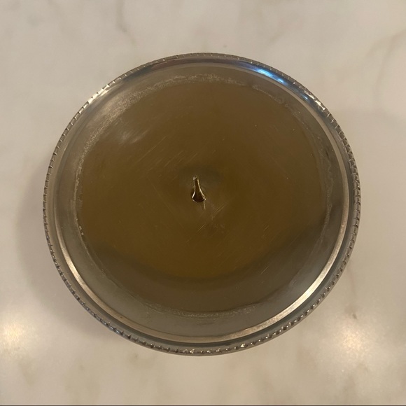 Silver Plate Pedestal Candle Holder - 3”H - Picture 3 of 6